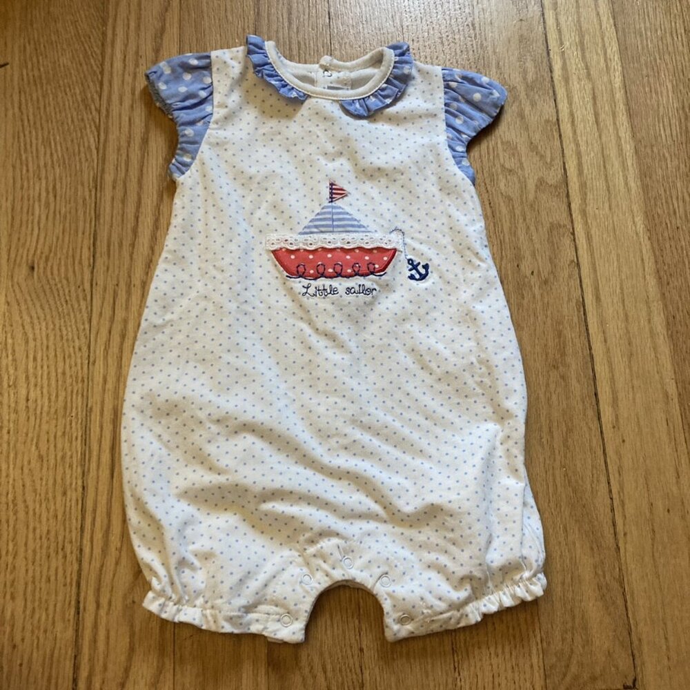 Mayoral Little Sailboat Romper
